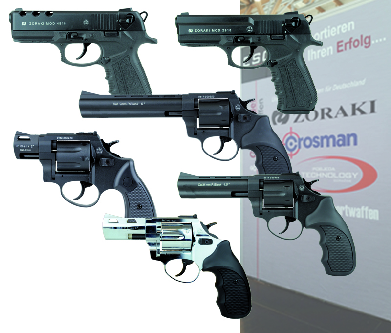 Neue Gaspistolen und Gasrevolver von ATAK Arms